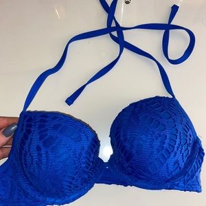 Royal Blue Bikini Top